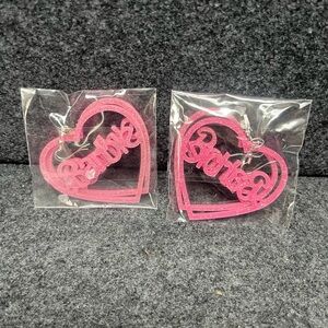 Two pairs of Barbie earrings